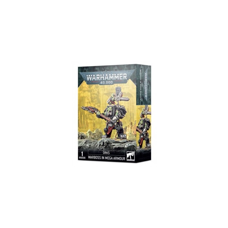 Warhammer 40,000 - Orks : Ork Warboss In Mega Armour