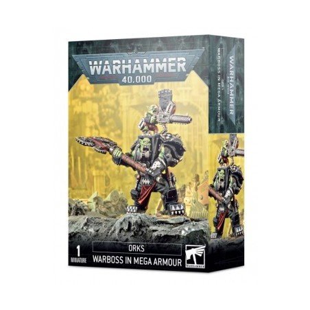 Warhammer 40,000 - Orks : Ork Warboss In Mega Armour