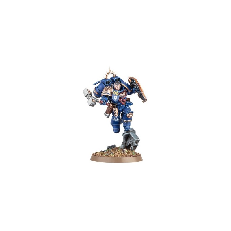 Warhammer 40.000 - Space Marines: kapitein met jumppack en relikwieschild