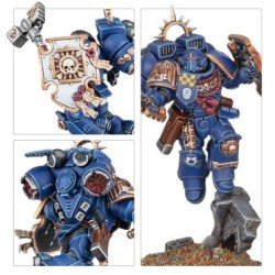 Warhammer 40.000 - Space Marines: kapitein met jumppack en relikwieschild