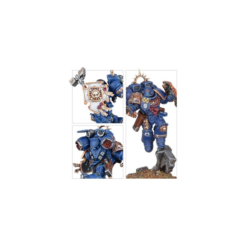 Warhammer 40,000 - Space Marines : Captain With Jump Pack And Relic Shield