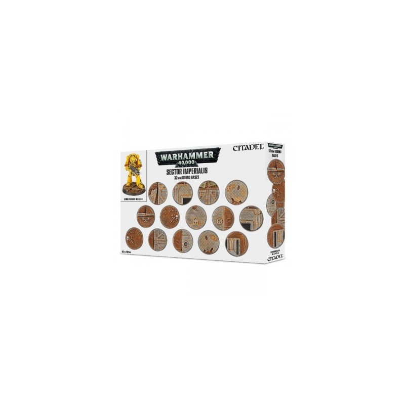 Warhammer 40K - Sector Imperialis: 32Mm Round Bases