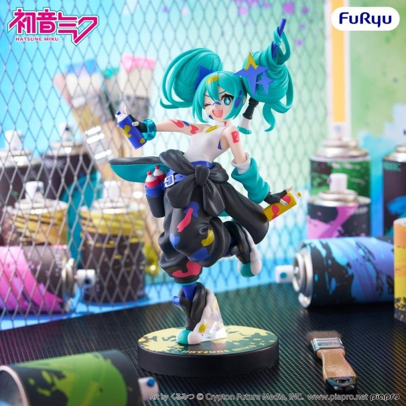 Hatsune Miku statuette PVC Muchute Paint Girl Another Color Ver. 23 cm   