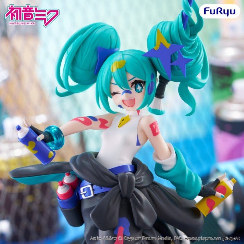 Hatsune Miku statuette PVC Muchute Paint Girl Another Color Ver. 23 cm   