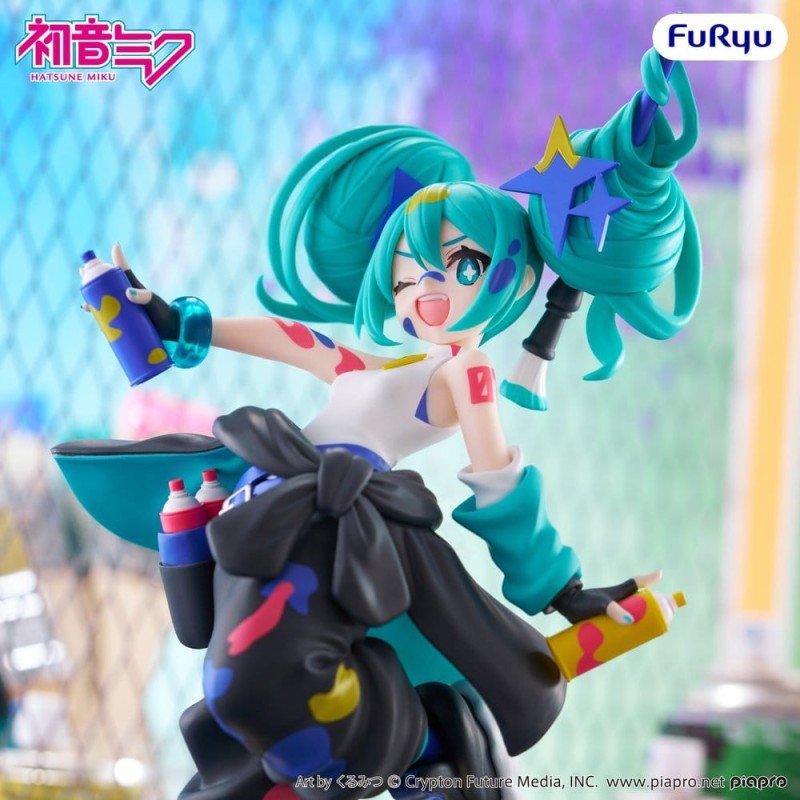 Hatsune Miku statuette PVC Muchute Paint Girl Another Color Ver. 23 cm   