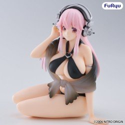Super Sonico statuette PVC Noodle Stopper Super Sonico Swimsuit Black Color Ver. 10 cm