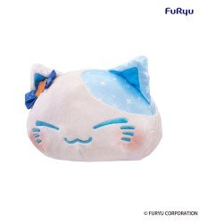 Nemuneko Cat peluche Big Plush Blue 35 cm