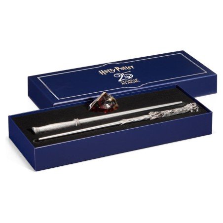 Harry Potter Celebration Wand baguette Harry Potter 25th Anniversary Wands and Sorcerer's Stone Set