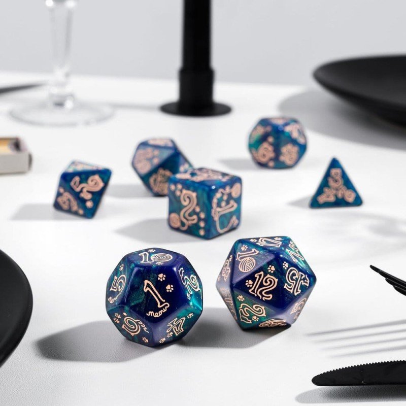 Jumbo Cats Jumbo Dice Set Whiskers 
