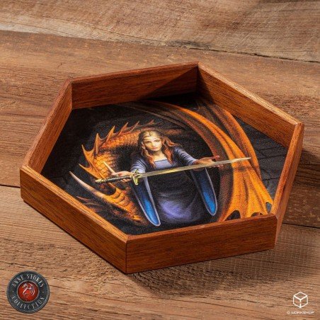 Anne Stokes Dice Tray Night Forest 20 cm 