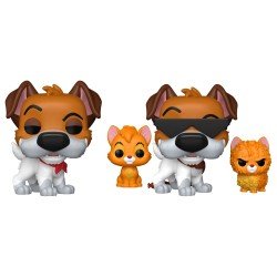 Oliver & Co. assortiment POP!&Buddy Movies Vinyl figurines Dodger w/Oliver w/Chase 9 cm (6)