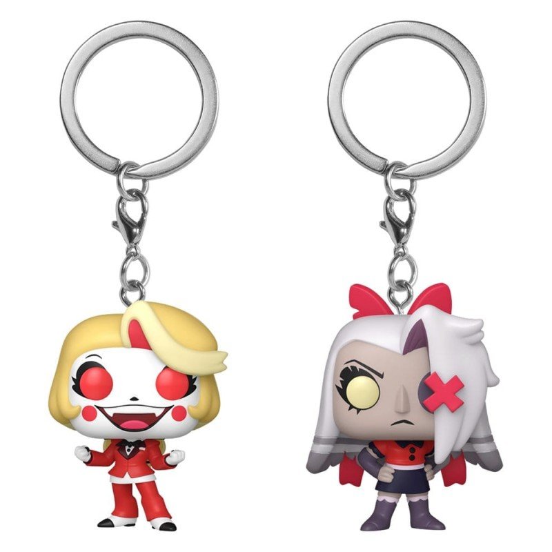 Hazbin Hotel pack 2 porte-clés POP! Vinyl Charlie & Vaggie 4 cm 