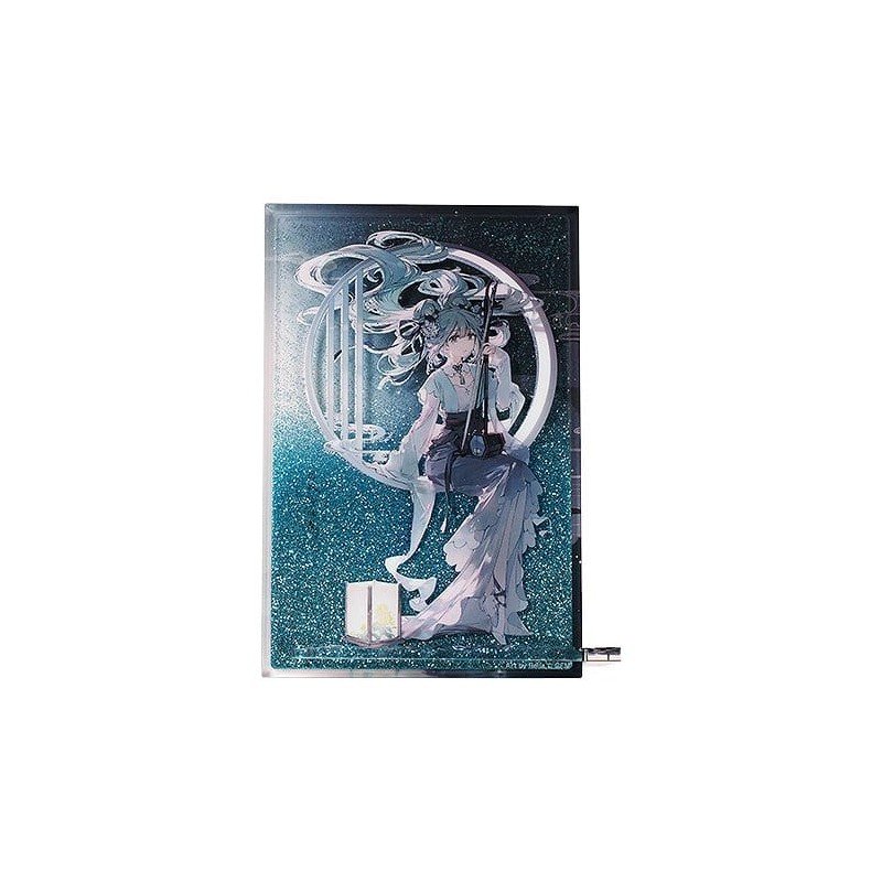Character Vocal Series 01: Hatsune Miku Bloc acrylique Glitter Hatsune Miku Han Gong Qiu Yue Ver. 15 cm   