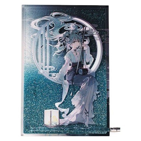 Character Vocal Series 01: Hatsune Miku Bloc acrylique Glitter Hatsune Miku Han Gong Qiu Yue Ver. 15 cm   