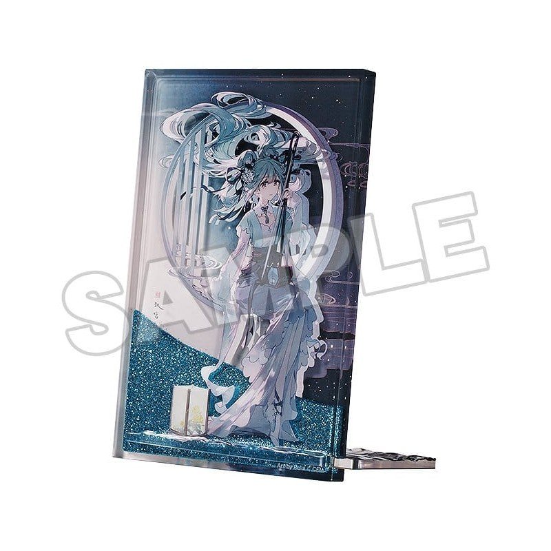 Character Vocal Series 01: Hatsune Miku Bloc acrylique Glitter Hatsune Miku Han Gong Qiu Yue Ver. 15 cm   