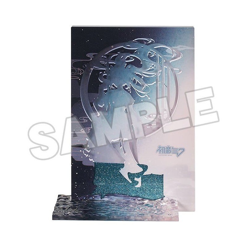 Character Vocal Series 01: Hatsune Miku Bloc acrylique Glitter Hatsune Miku Han Gong Qiu Yue Ver. 15 cm   
