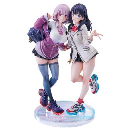 SSSS.Gridman pack 2 statuetten PVC 1/7 Rikka Takarada & Akane Shinjo feat. toridamono 22 cm