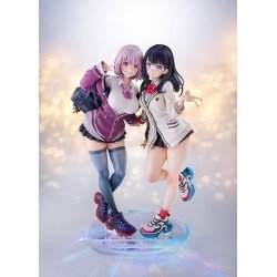 SSSS.Gridman pack 2 statuetten PVC 1/7 Rikka Takarada & Akane Shinjo feat. toridamono 22 cm