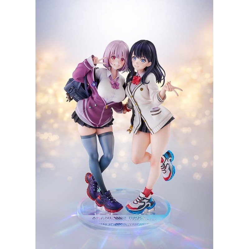 SSSS.Gridman pack 2 statuetten PVC 1/7 Rikka Takarada & Akane Shinjo feat. toridamono 22 cm