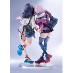 SSSS.Gridman pack 2 statuetten PVC 1/7 Rikka Takarada & Akane Shinjo feat. toridamono 22 cm