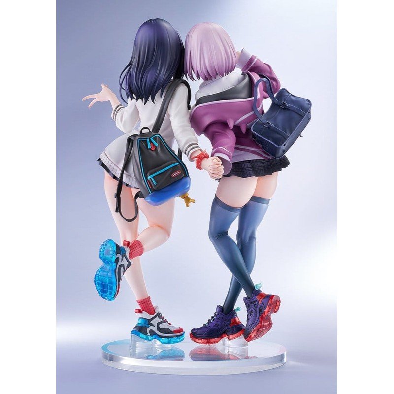 SSSS.Gridman pack 2 statuetten PVC 1/7 Rikka Takarada & Akane Shinjo feat. toridamono 22 cm
