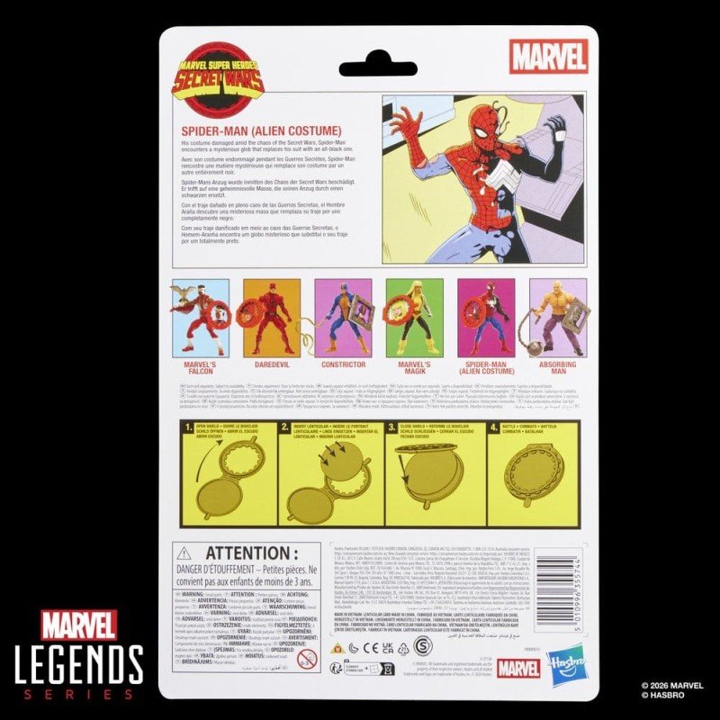 Secret Wars Marvel Legends figurine Spider-Man (Alien Costume) 15 cm