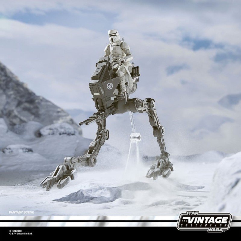Star Wars: The Mandalorian & Grogu Vintage Collection Vehicle Imperial Remnant AT-RT 10 cm
