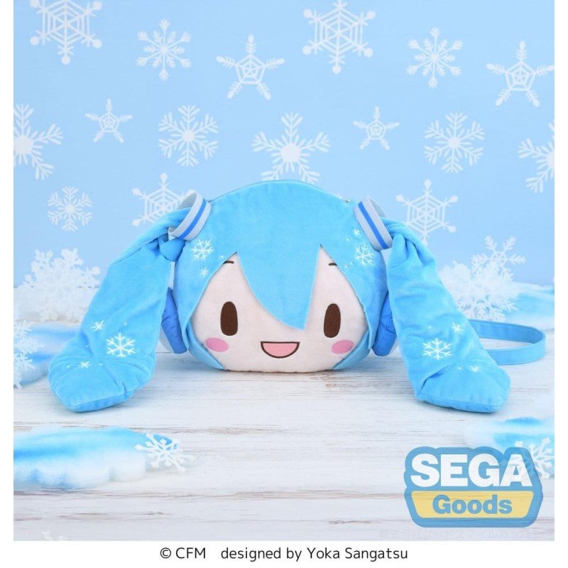 Character Vocal Series 01: Hatsune Miku sac à bandoulière Fuwa Petit Snow Miku