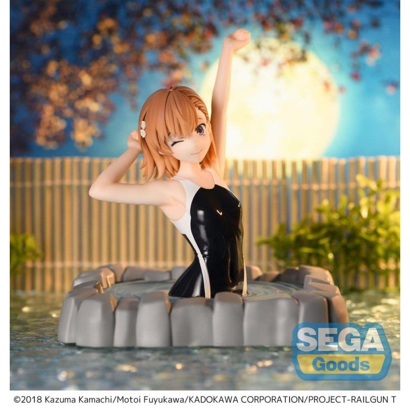 A Certain Scientific Railgun T statuette PVC Thermae Utopia Mikoto Misaka 14 cm    