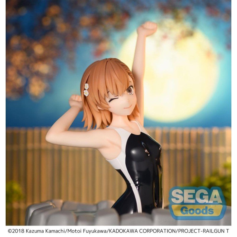 A Certain Scientific Railgun T statuette PVC Thermae Utopia Mikoto Misaka 14 cm    