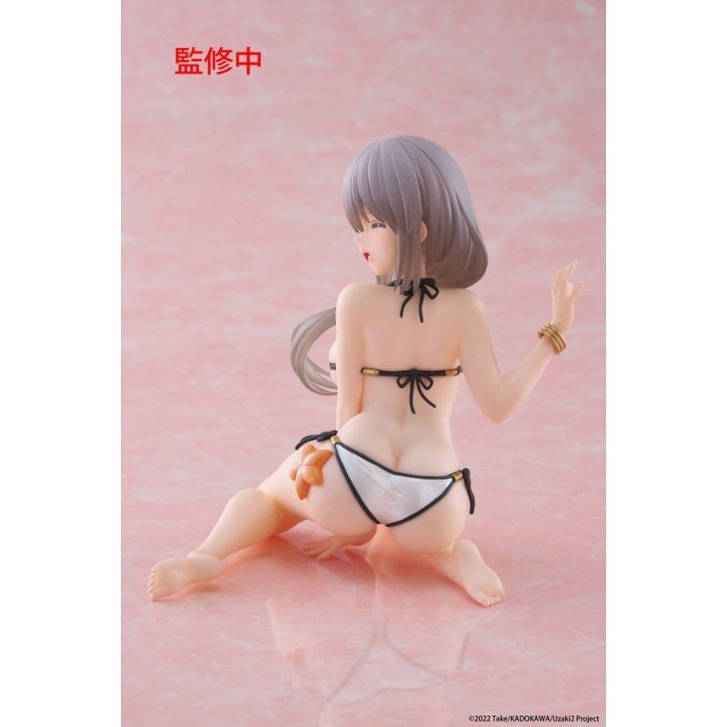 Uzaki-chan Wants to Hang Out! statuette PVC Desktop Cute Figure Tsuki Uzaki (Swimwear Ver.) 13 cm          
