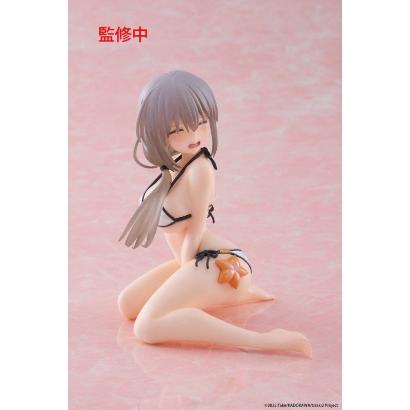 Uzaki-chan Wants to Hang Out! statuette PVC Desktop Cute Figure Tsuki Uzaki (Swimwear Ver.) 13 cm          