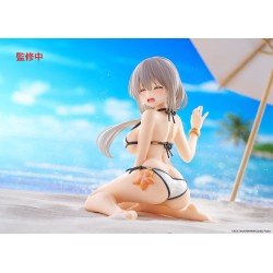 Uzaki-chan Wants to Hang Out! PVC Statue Desktop Cute Figure Tsuki Uzaki (Swimwear Ver.) 13 cm          