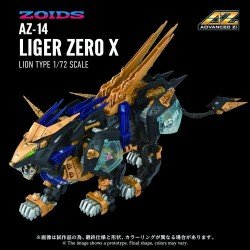 Zoids figurine 1/72 Plastic Model Kit AZ-14 Liger Zero X 43 cm