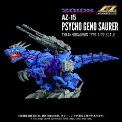 Zoids figurine 1/72 Plastic Model Kit AZ-15 Psycho Geno Saurer 32 cm