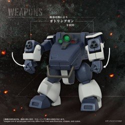 Armored Trooper Votoms figurine Toyrise 1/48 AT-09 Zwerg Wetlands Leg 7 cm           