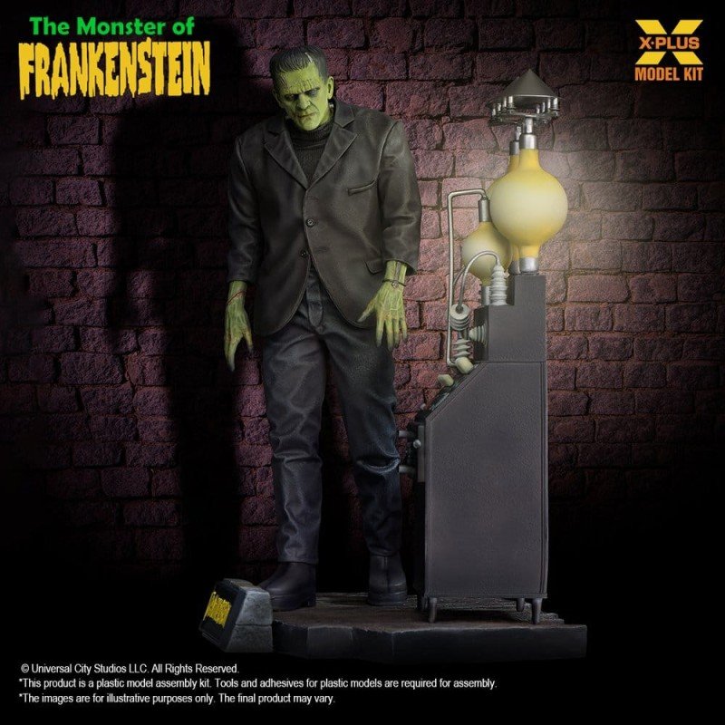 Frankenstein figurine Plastic Model Kit 1/8 The Monster of Frankenstein 27 cm   
