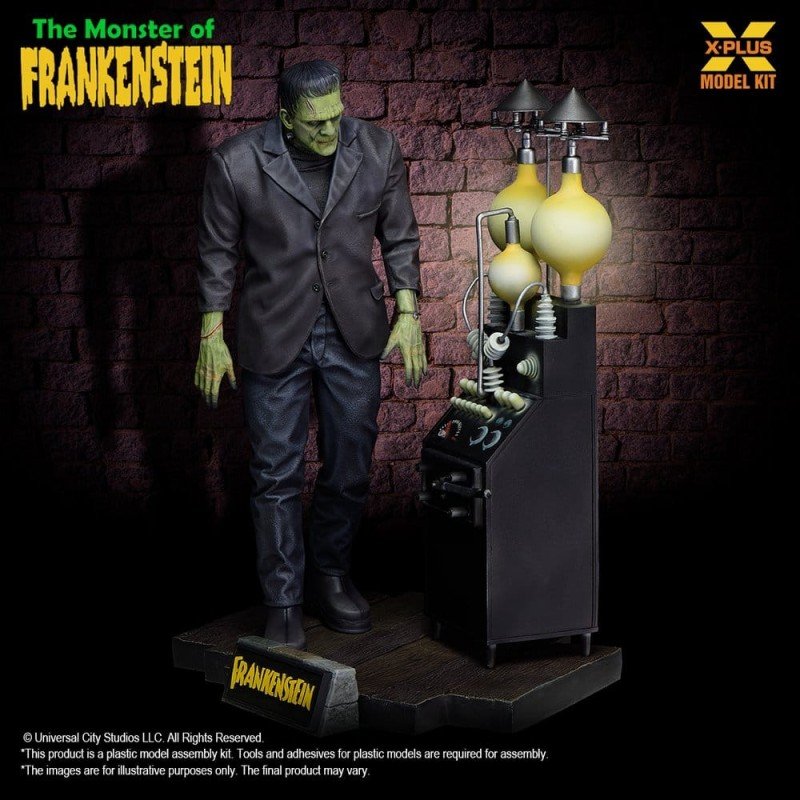 Frankenstein figurine Plastic Model Kit 1/8 The Monster of Frankenstein 27 cm   