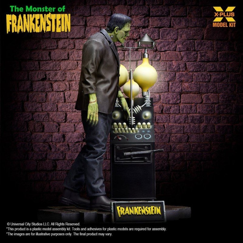 Frankenstein figurine Plastic Model Kit 1/8 The Monster of Frankenstein 27 cm   