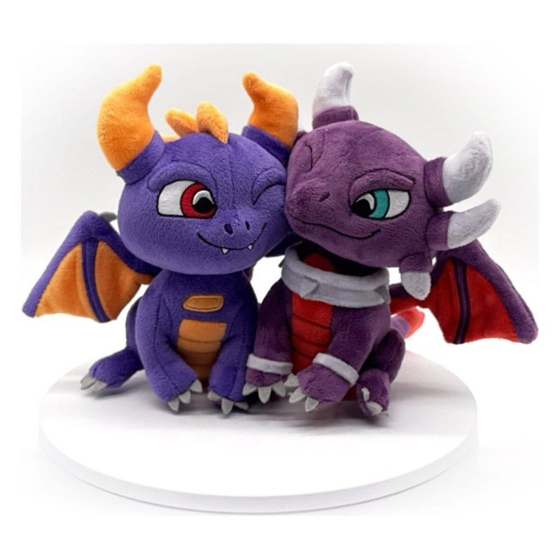Skylanders pack 2 peluches Valentine´s Spyro & Cynder 15 cm          