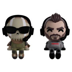 Call of Duty Vinyl figurines Ghost & Soap Monitor Buddiez 7 cm 