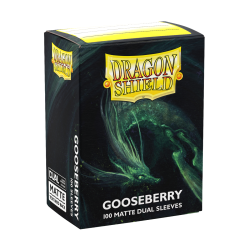 Dragon Shield Dual Matte Sleeves - Gooseberry (100 Sleeves)