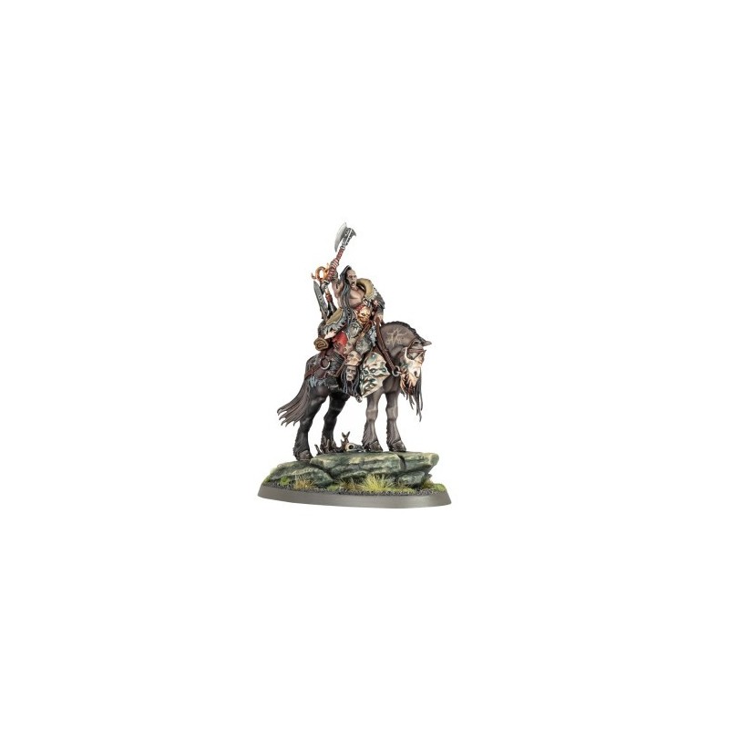 Warhammer Age of Sigmar - Slaves To Darkness : Darkoath : Chieftain On Warsteed