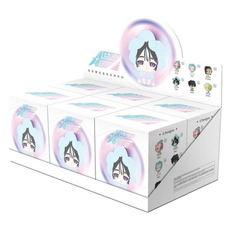 Alien Stage Mini Figures Chibi / Baby Series 6 cm Blind Box Display (6)