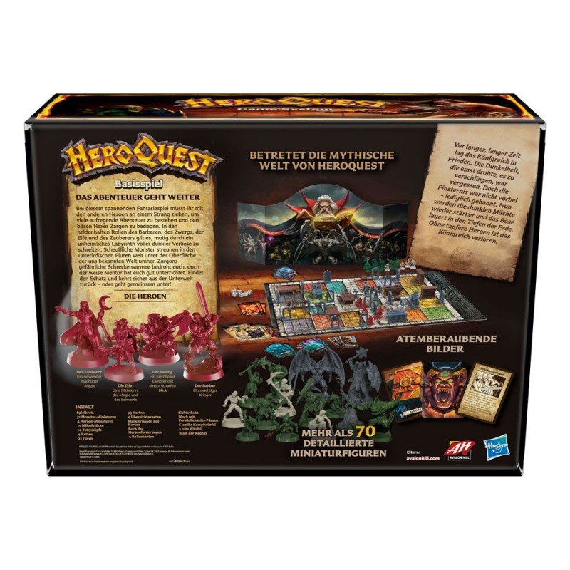 HeroQuest jeu de plateau Basisspiel *ALLEMAND*