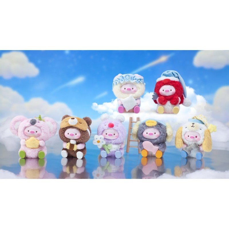 GeeGeePig: Pajamas Lullabies Blind Box Porte-clés 16 cm Display (6)