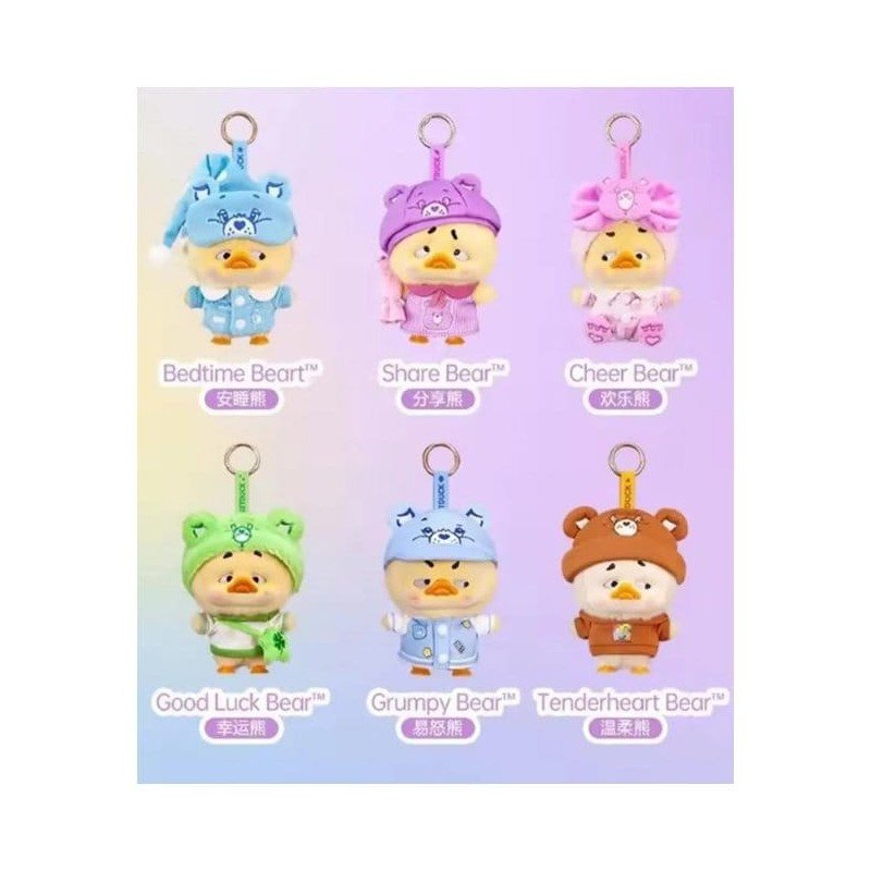 Upset Duck: Rainbow Care Bears Blind Box Keychain 16 cm Display (6)