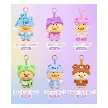 Upset Duck: Rainbow Care Bears Blind Box Porte-clés 16 cm Display (6)