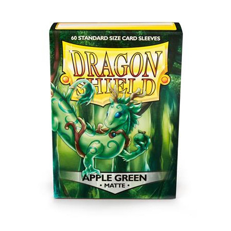 Dragon Shield Matte Sleeves - Apple Green (60 Sleeves)