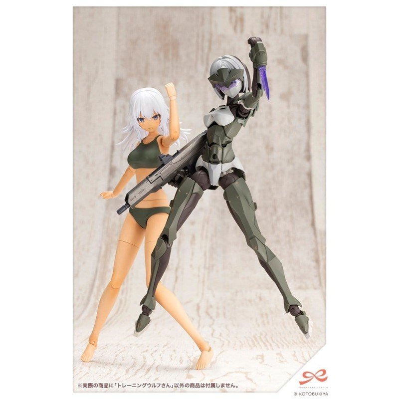 Sousai Shojo Teien figurine Plastic Model Kit 1/10 Training Wolf 16 cm